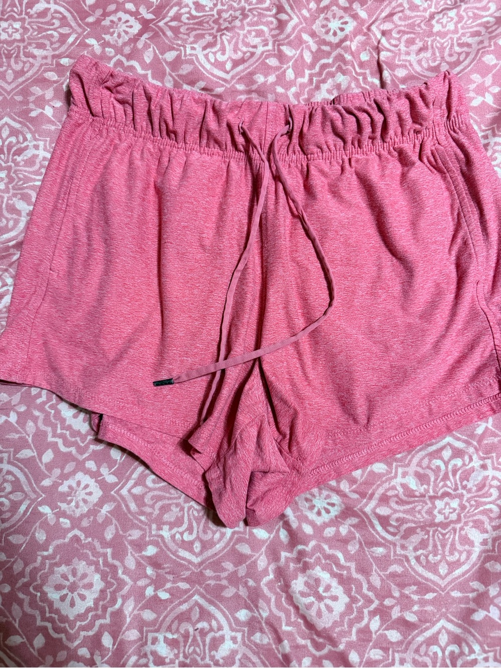 Everyday Pink Drawstring Women's Shorts